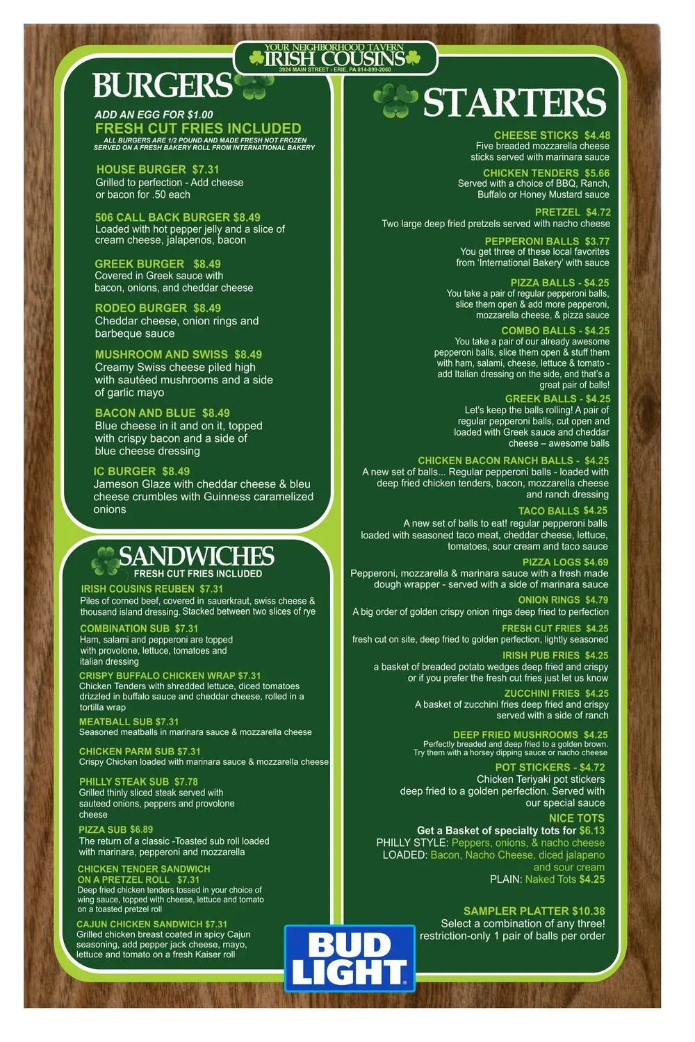 Menu 2