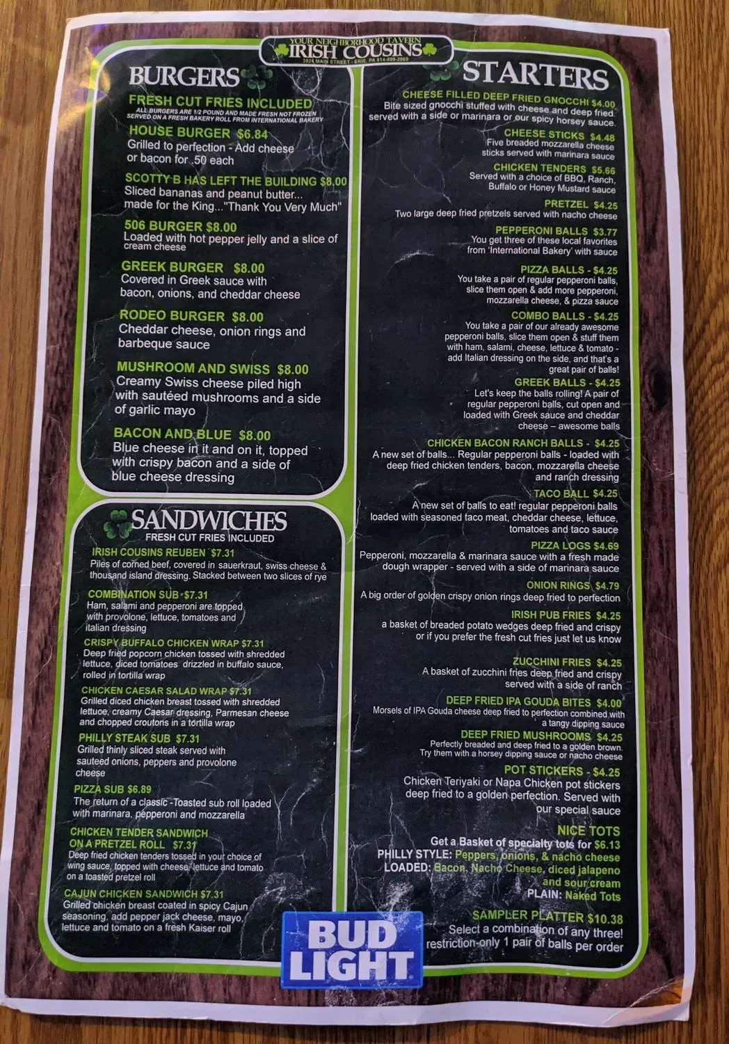 Menu 4