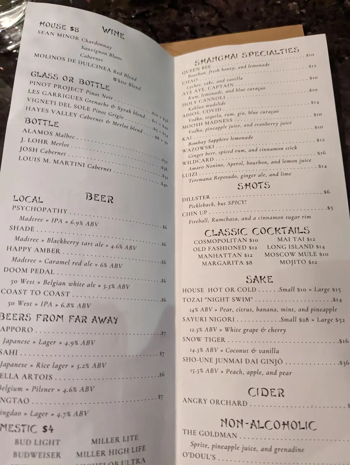 Menu 6