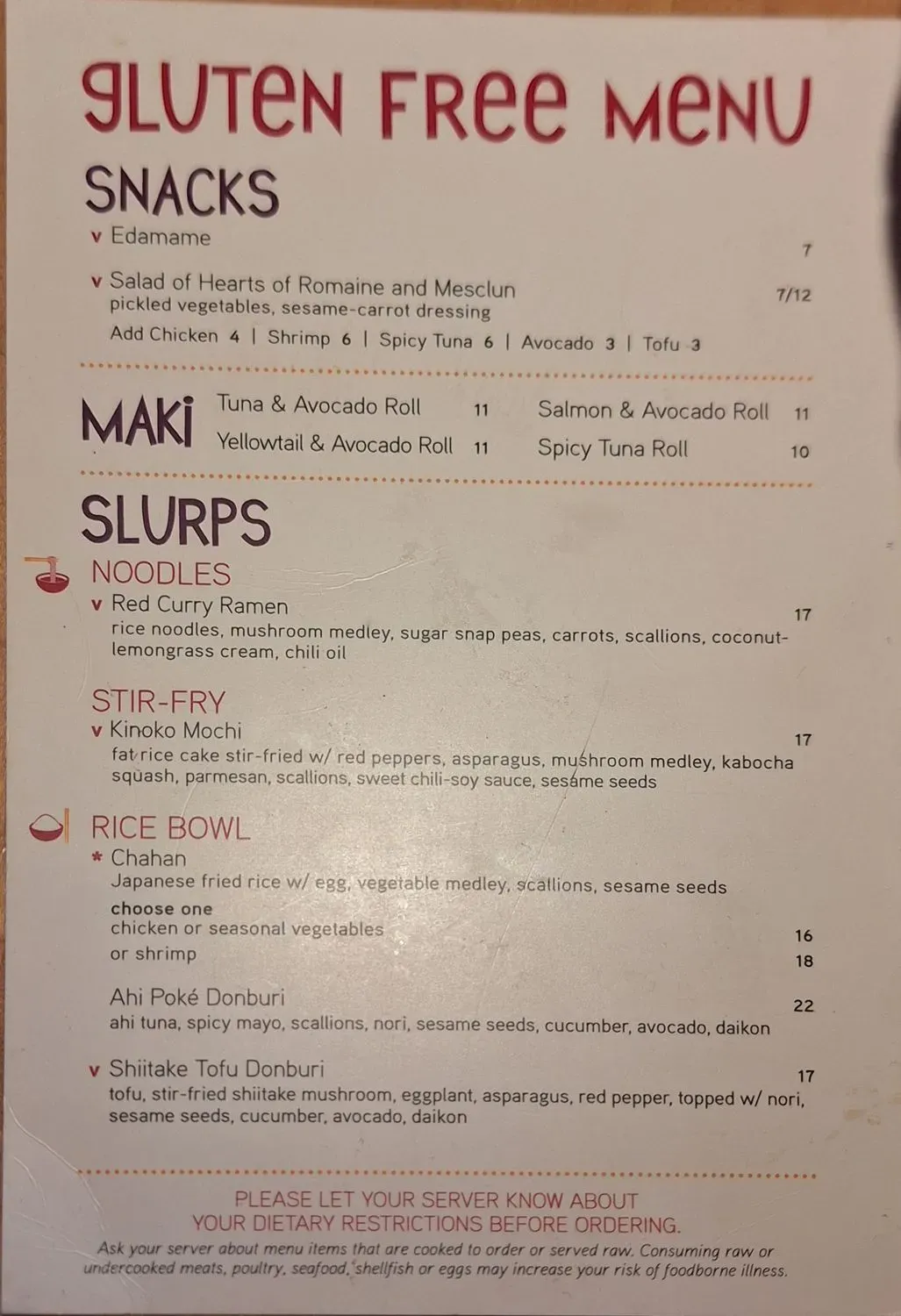 Menu 6