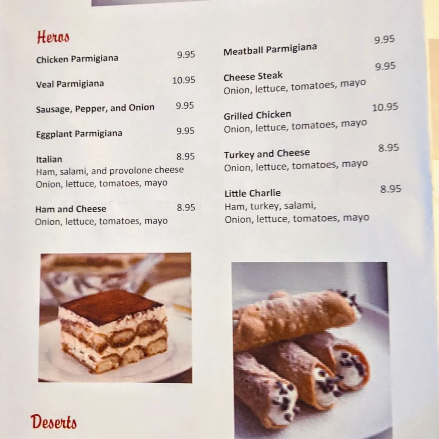 Menu 2