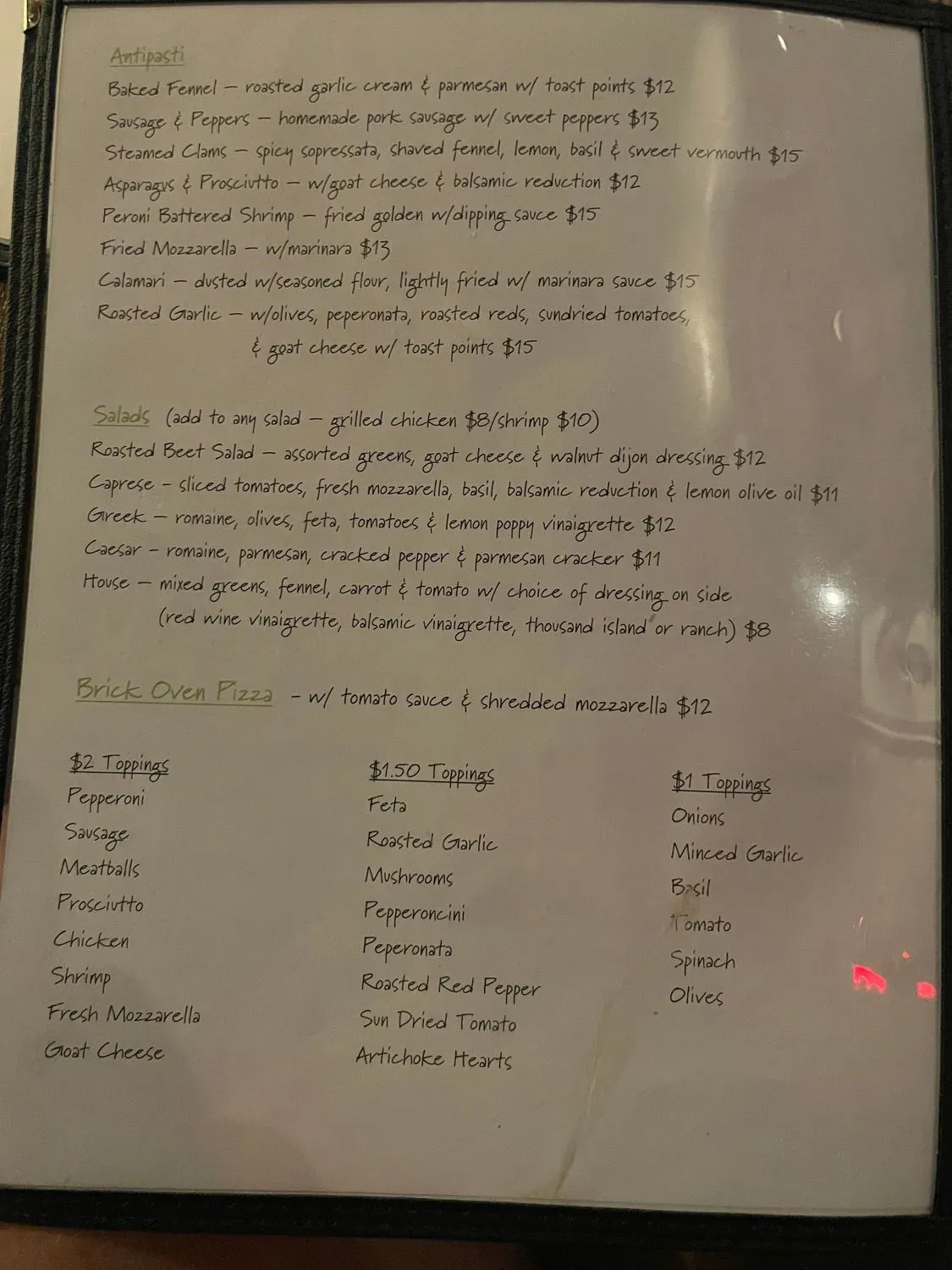 Menu 3