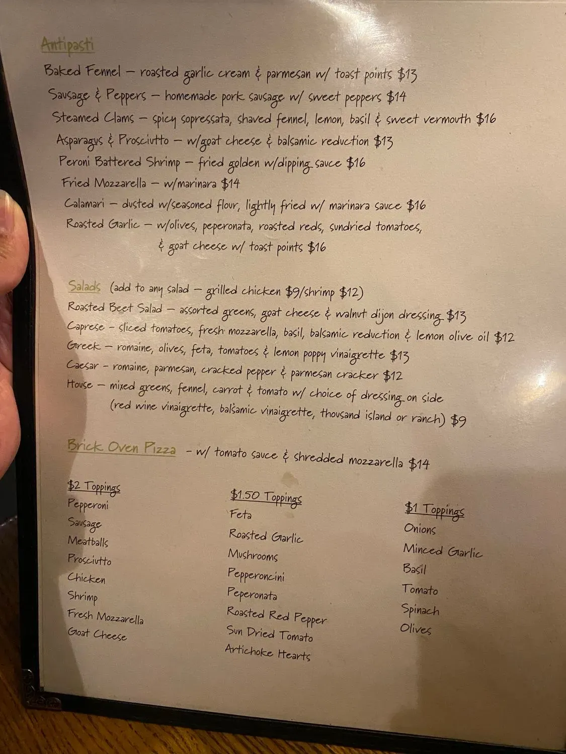 Menu 2