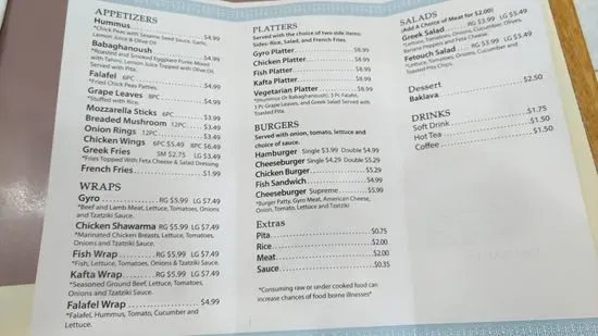 Menu 4