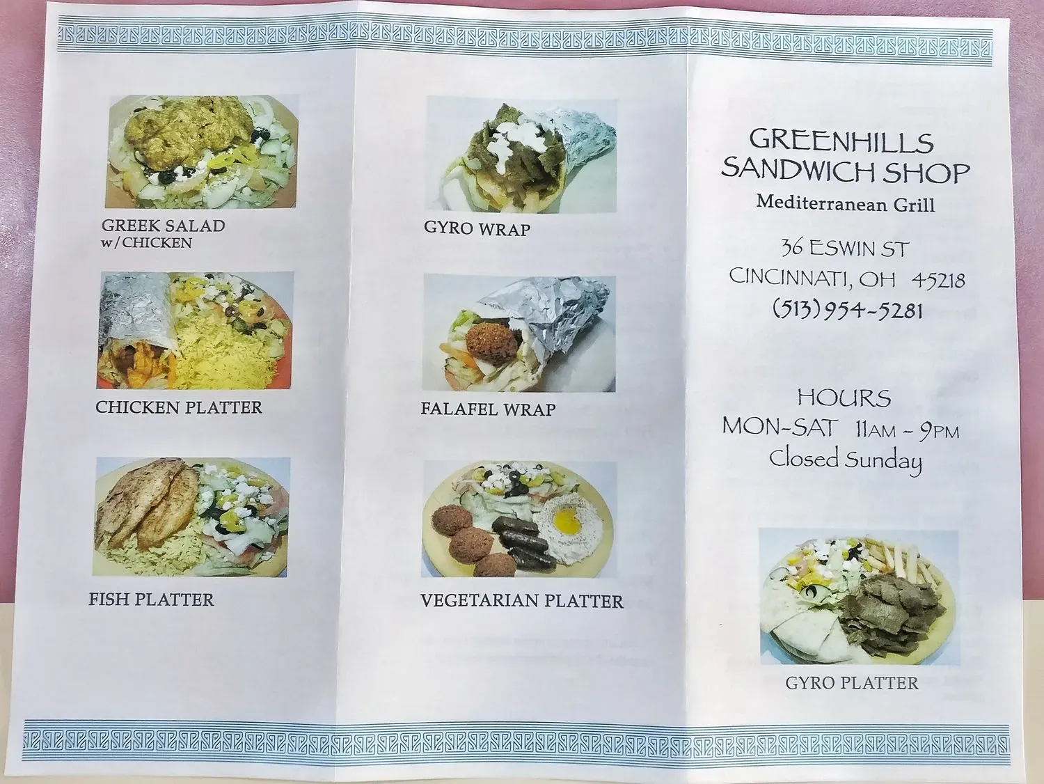 Menu 6