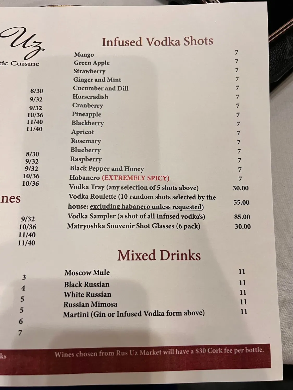 Menu 4