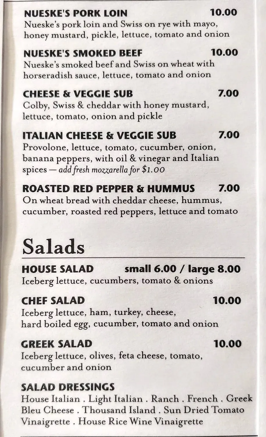 Menu 2