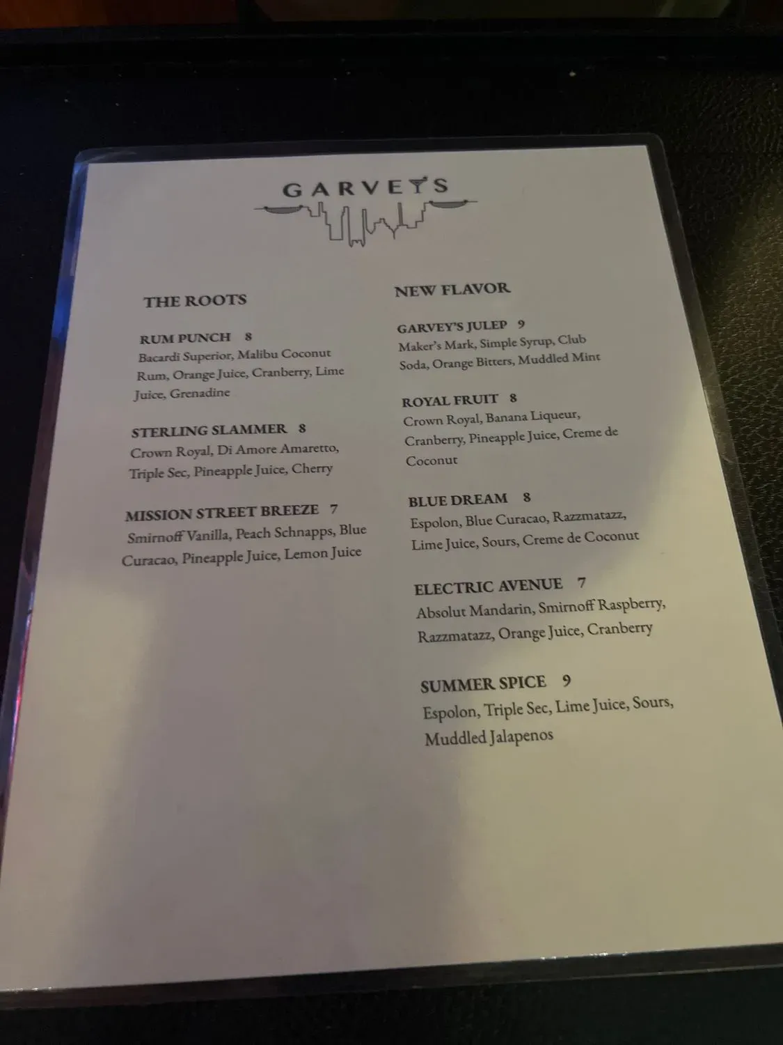 Menu 2