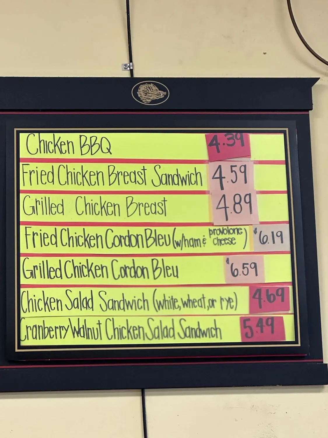 Menu 4