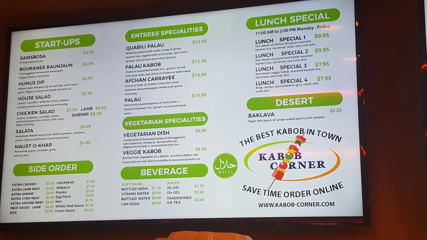 Menu 4