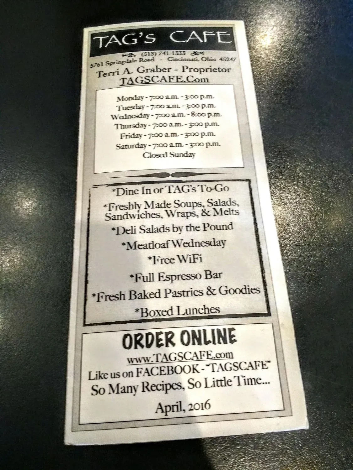 Menu 6