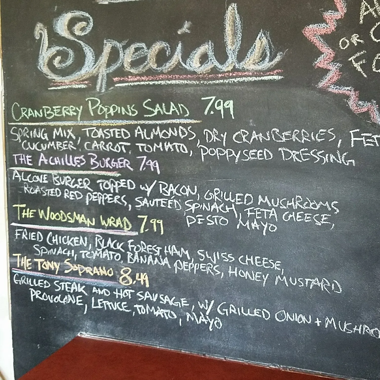 Menu 6