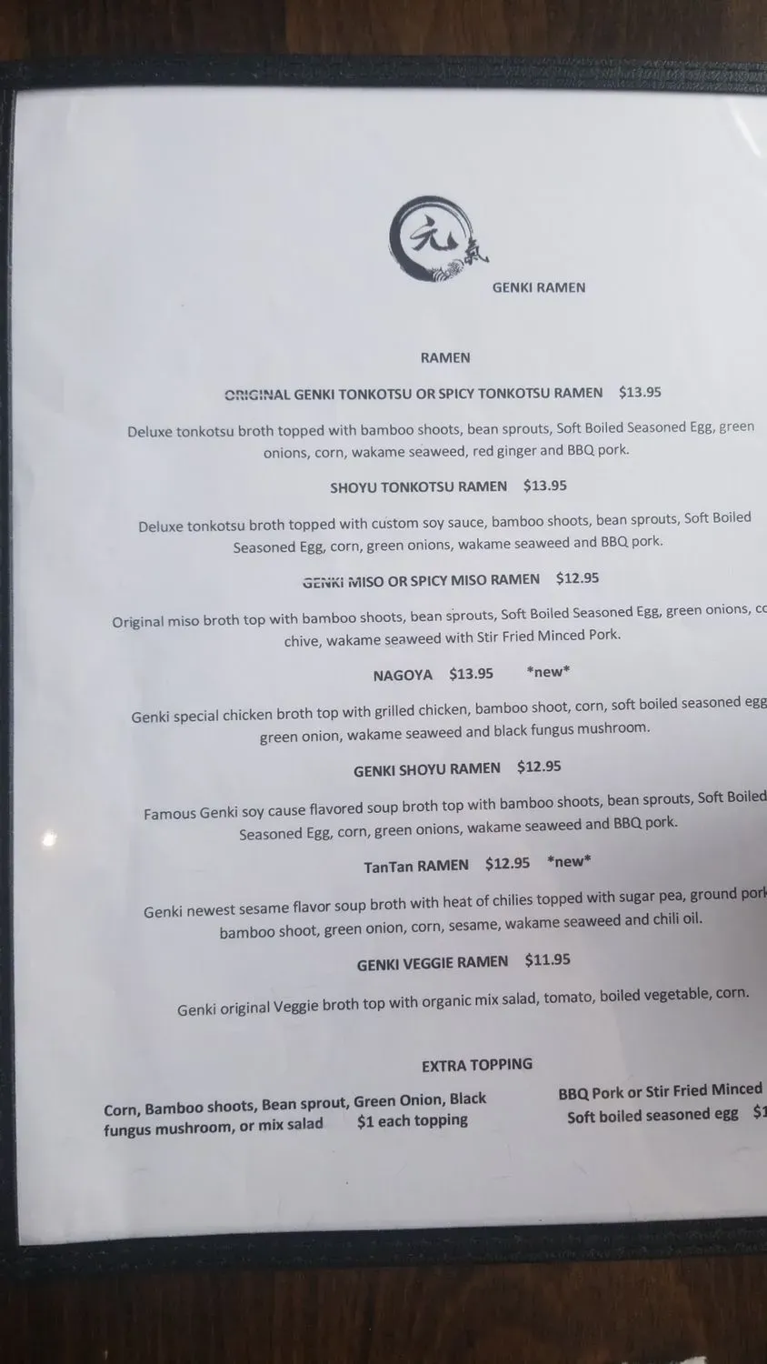 Menu 5