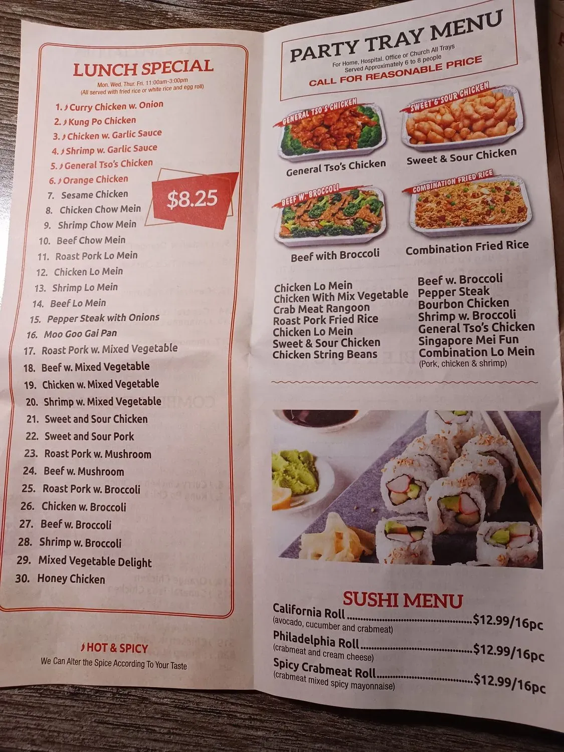 Menu 2