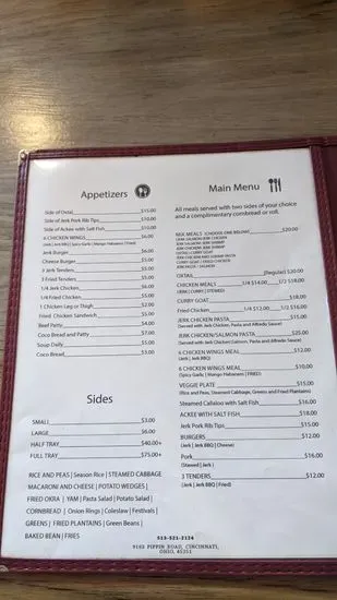 Menu 6