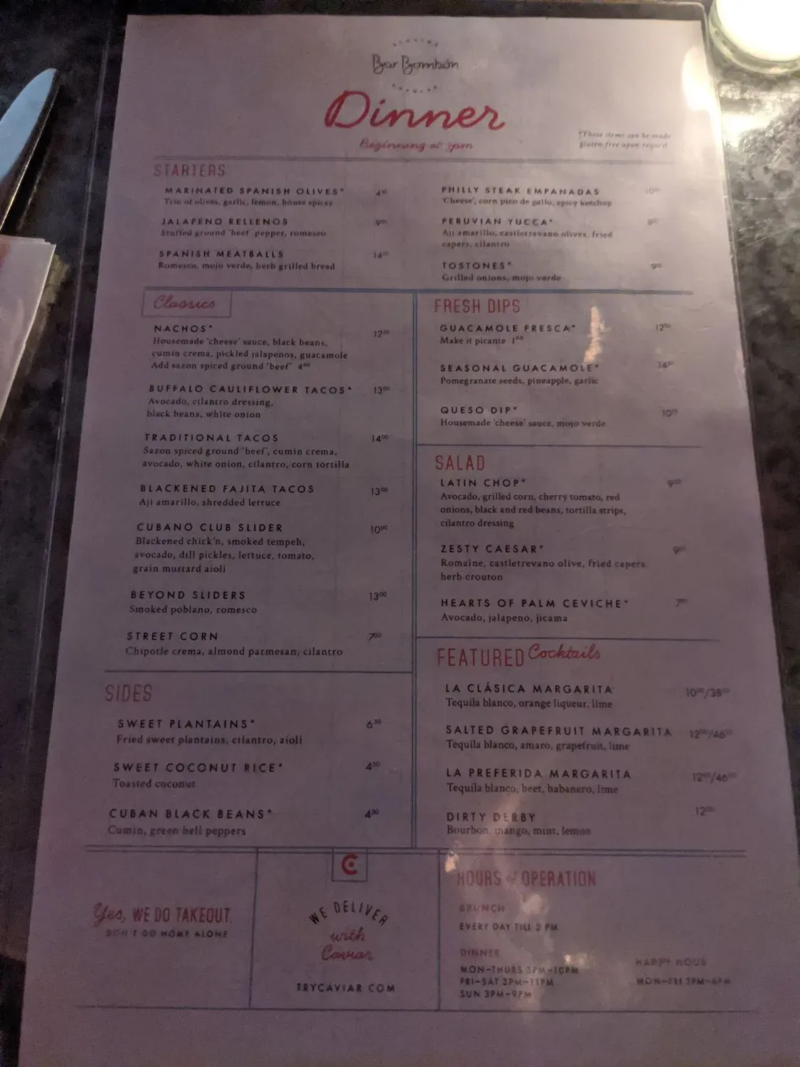 Menu 3