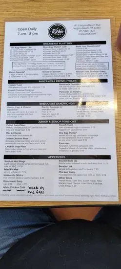 Menu 6