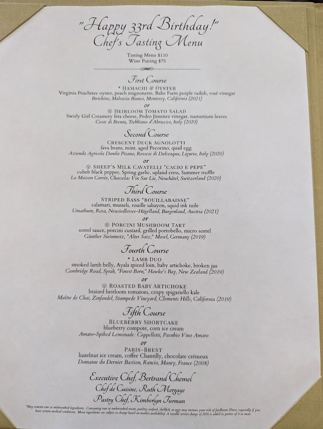 Menu 6