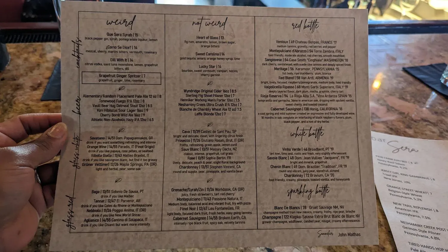 Menu 2