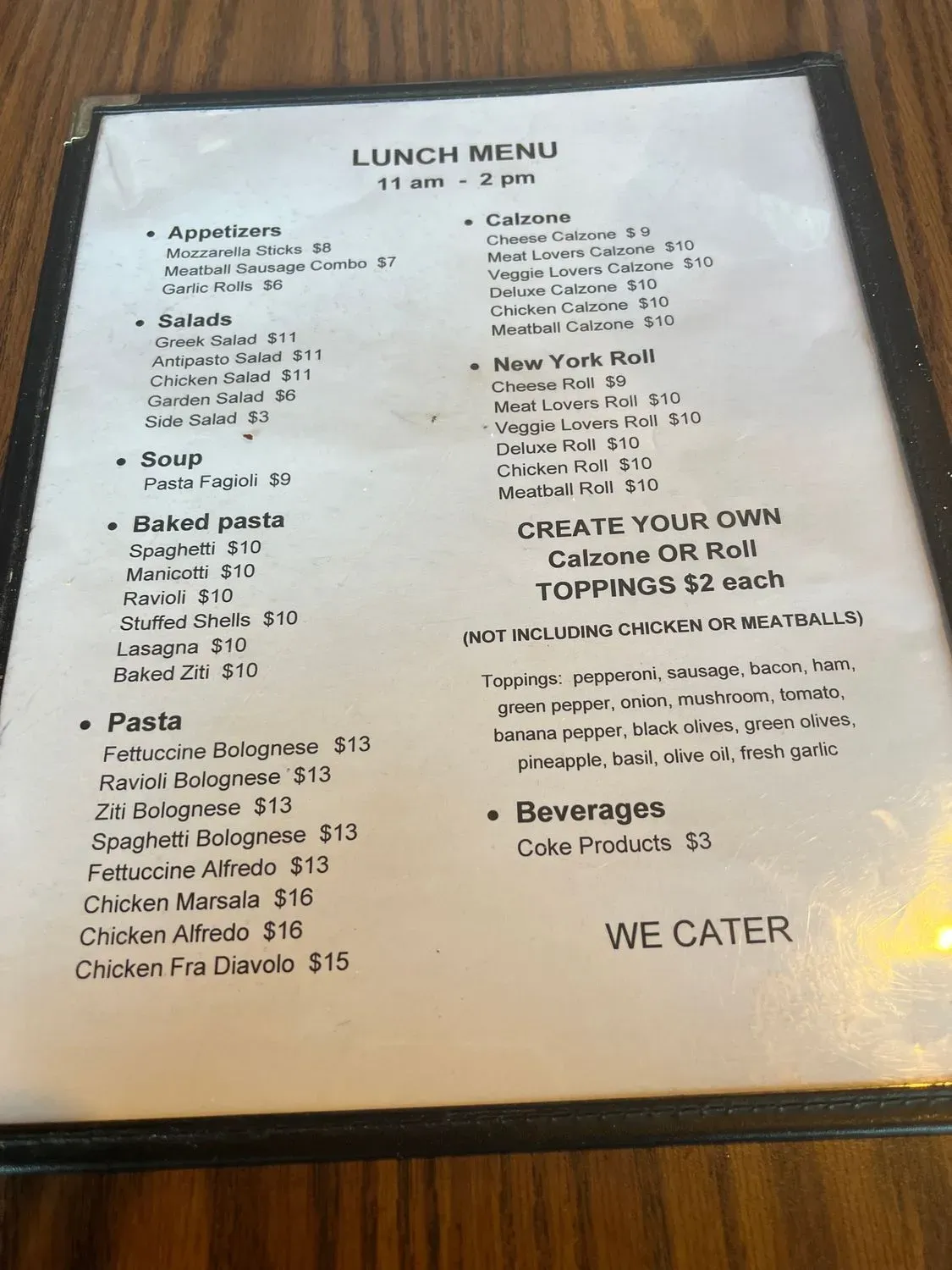 Menu 3