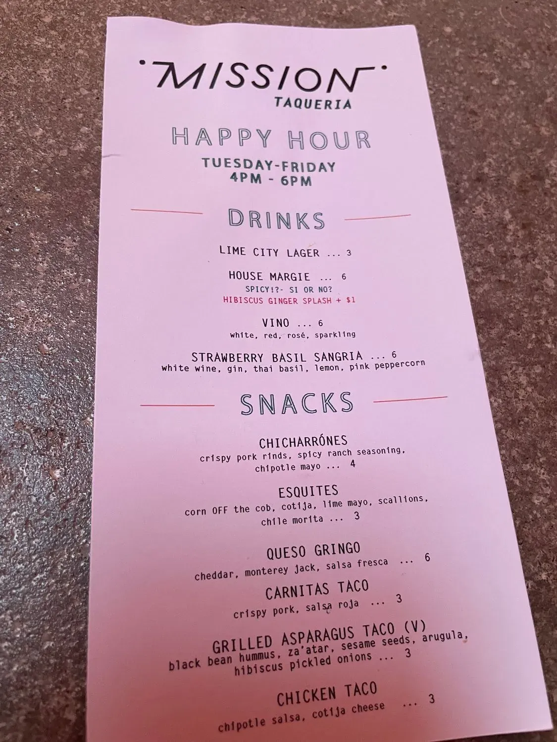 Menu 4