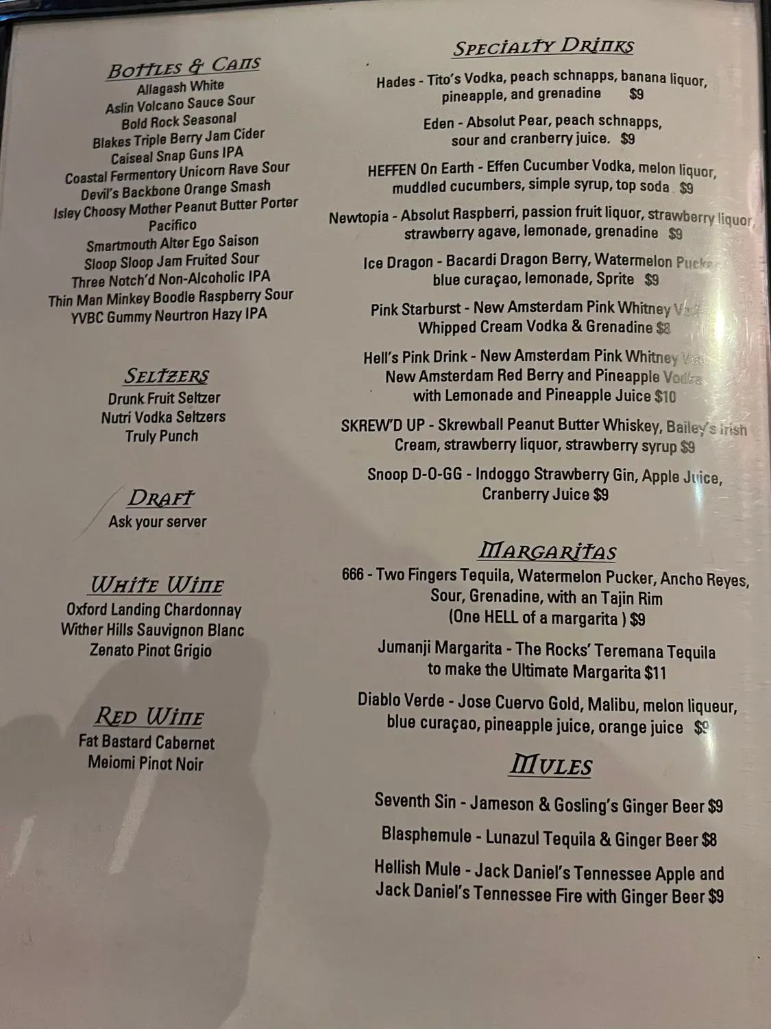 Menu 4