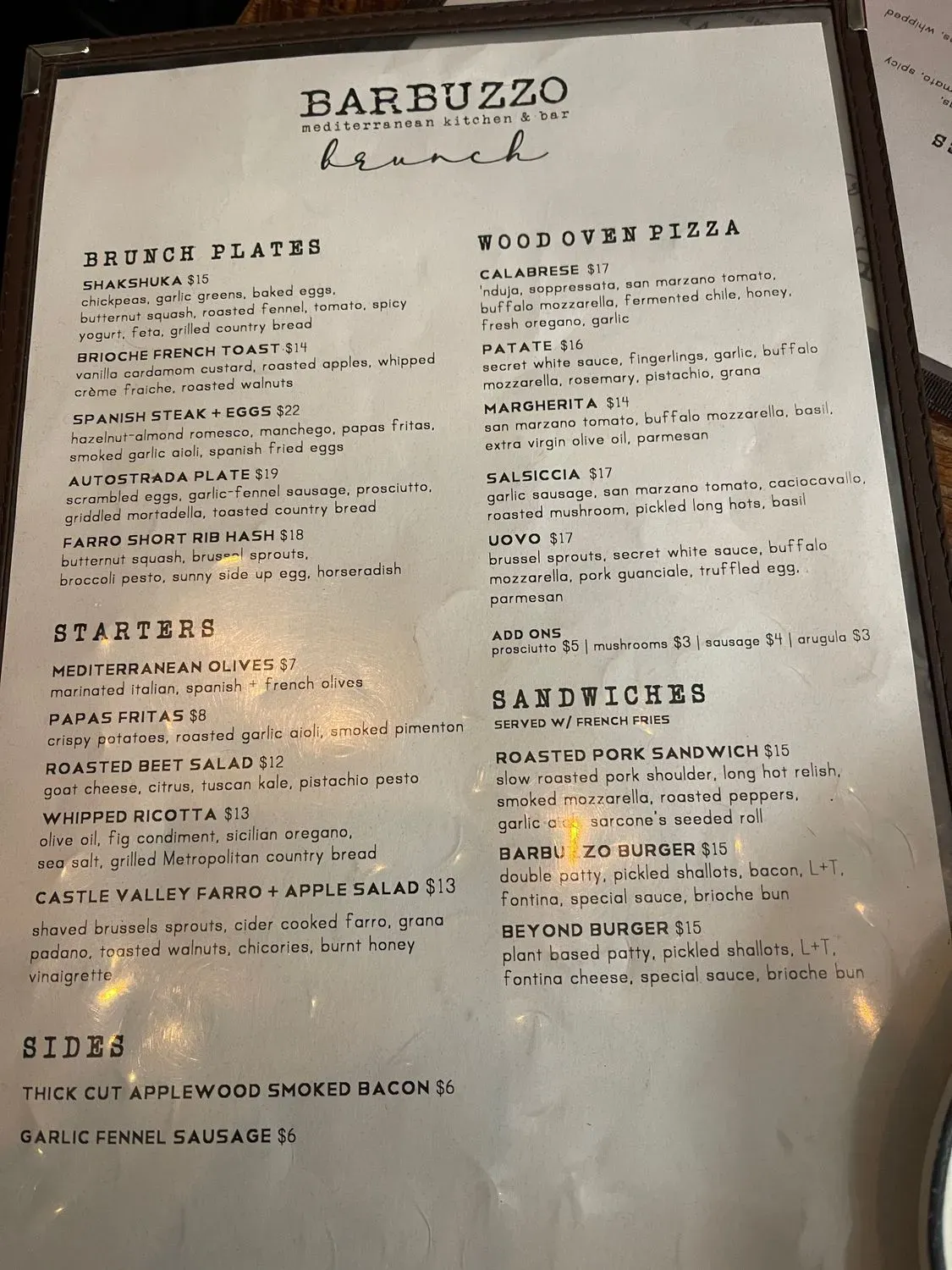 Menu 3