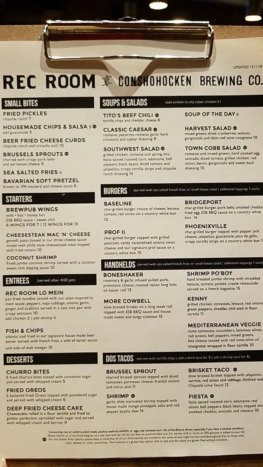 Menu 5