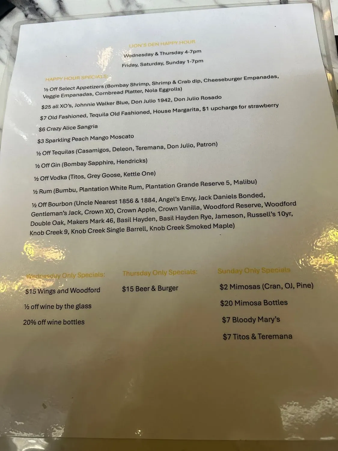 Menu 3