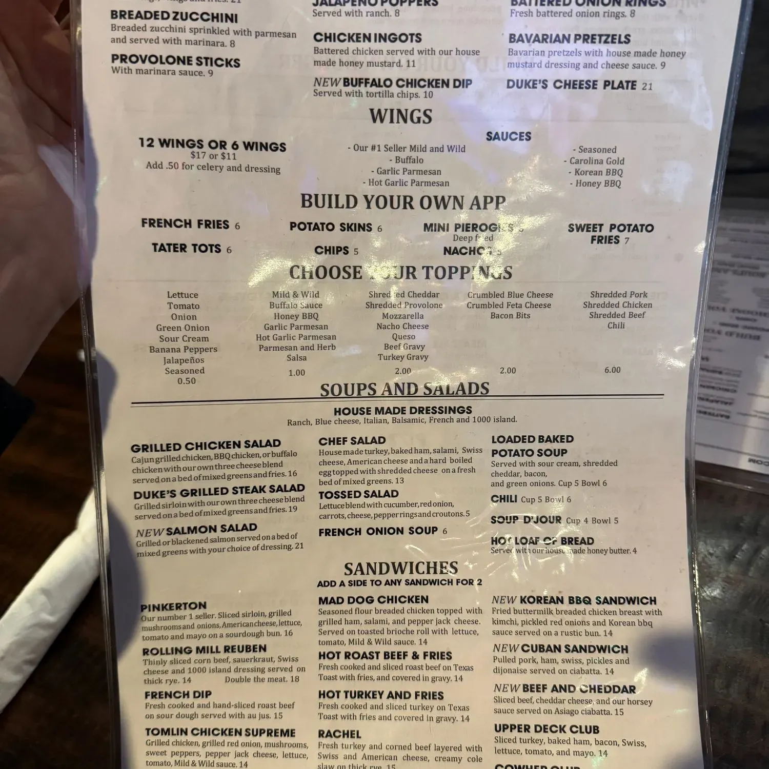 Menu 2