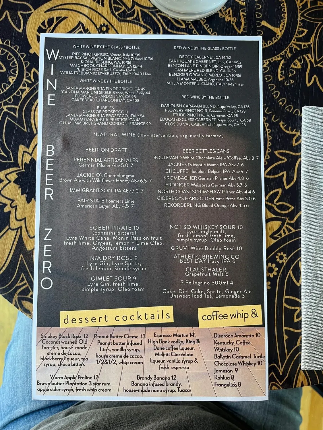 Menu 5