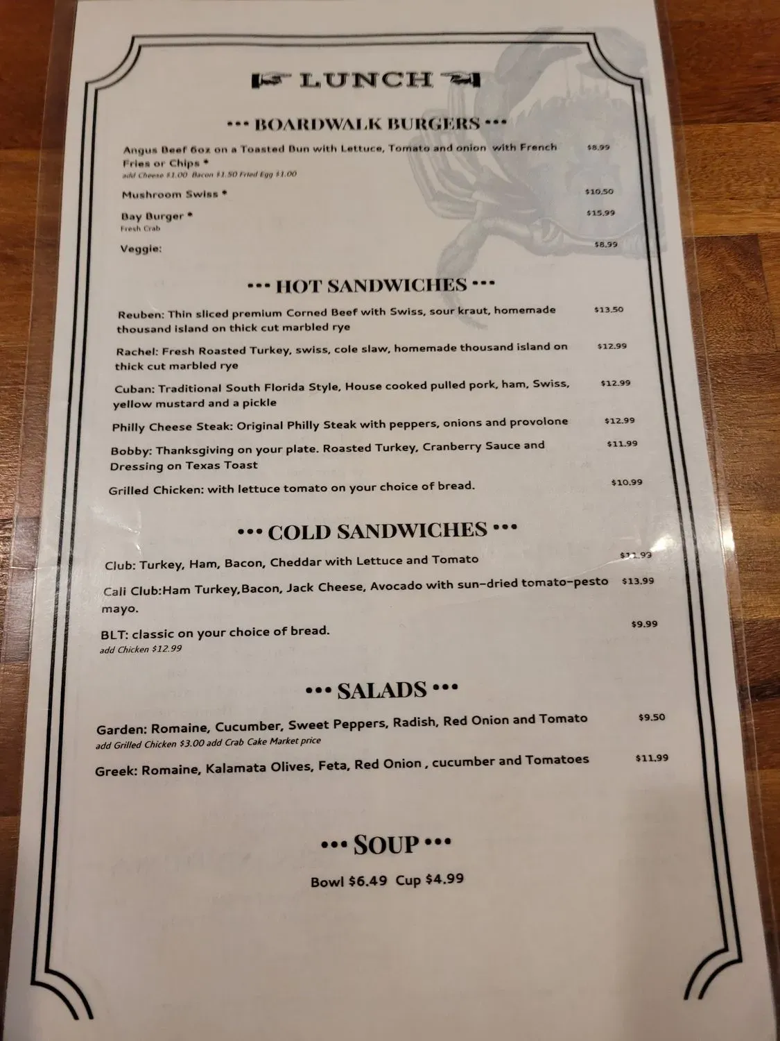 Menu 6