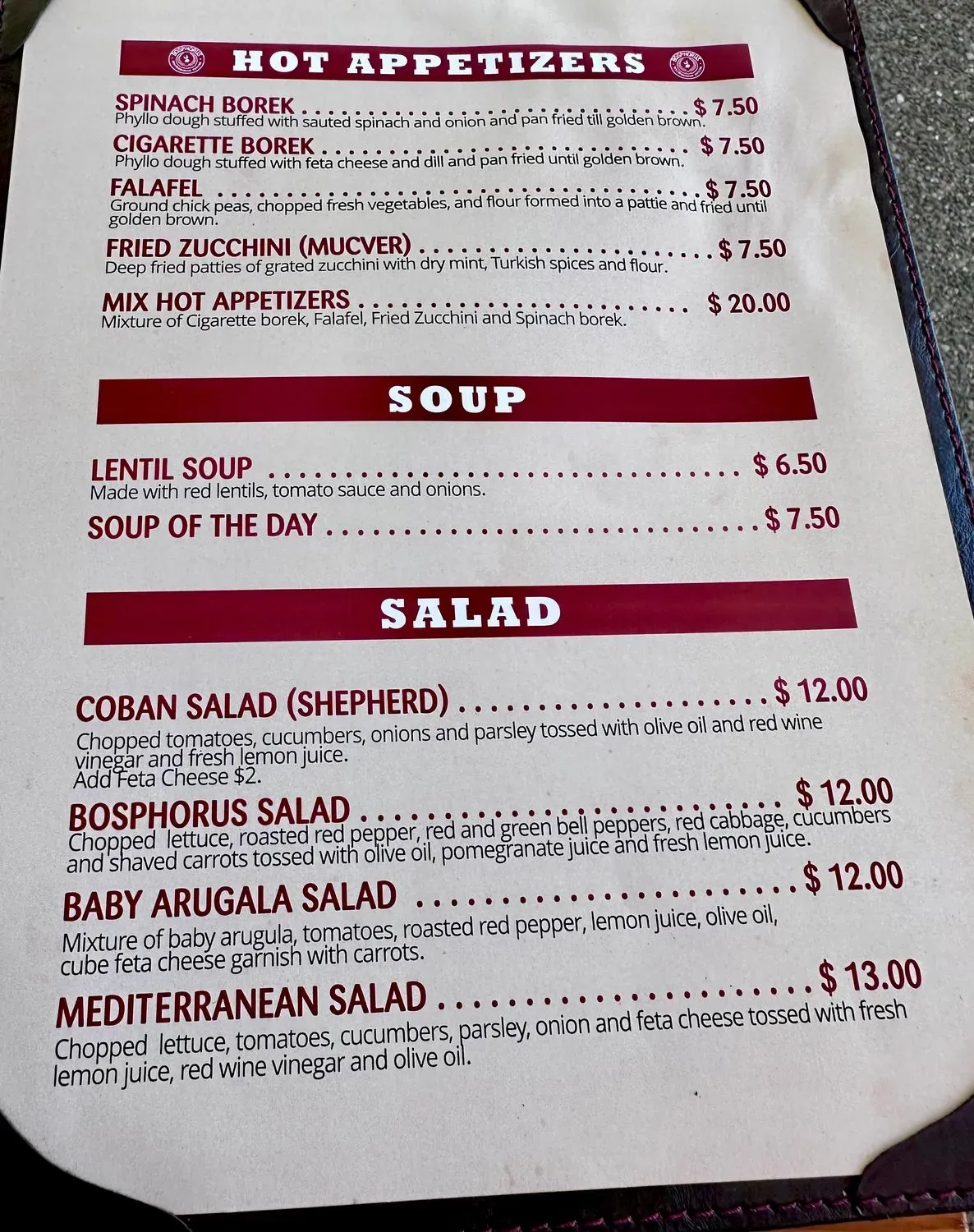 Menu 6