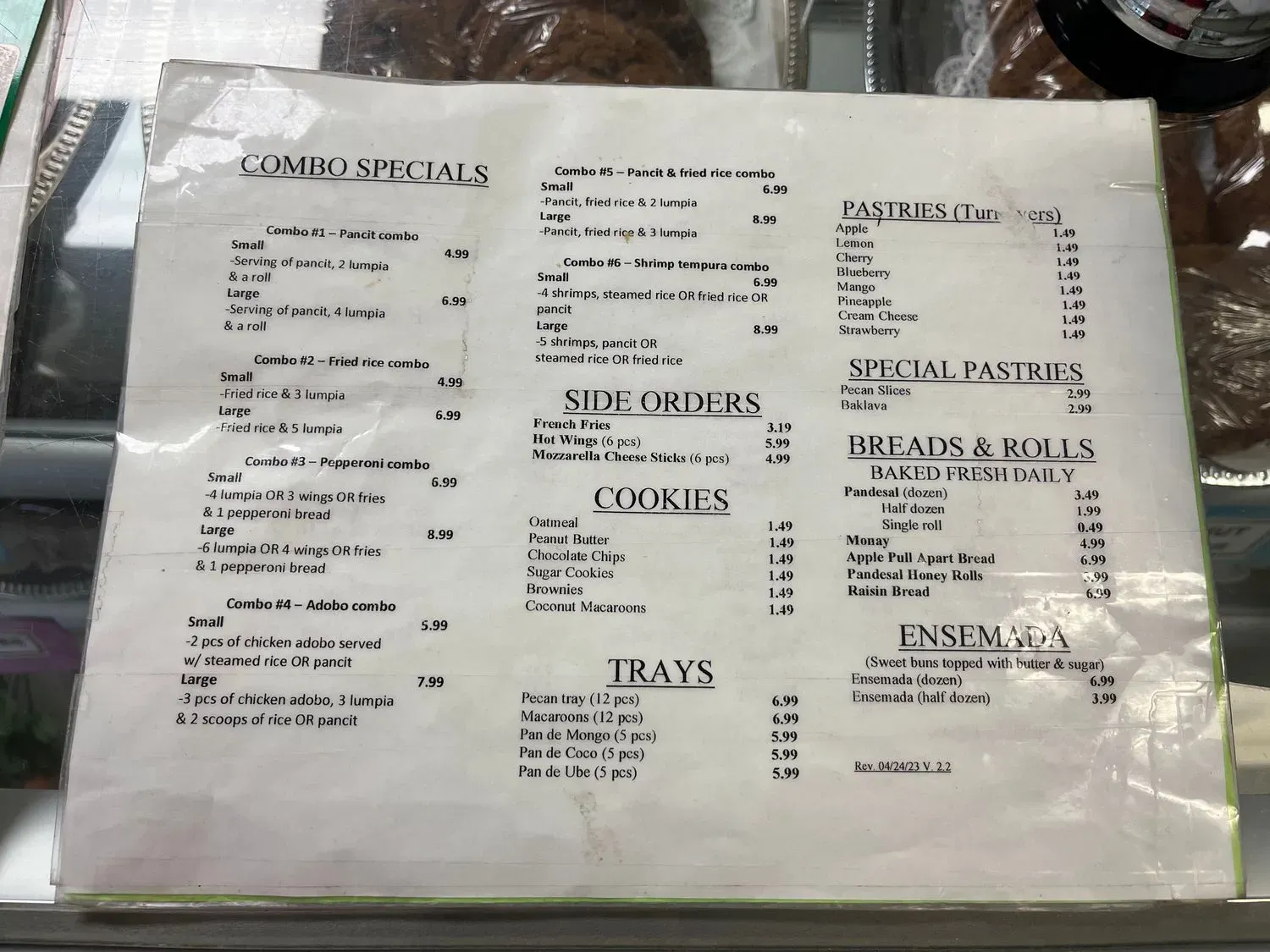 Menu 2