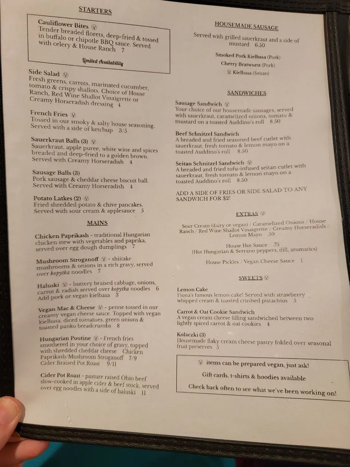 Menu 4