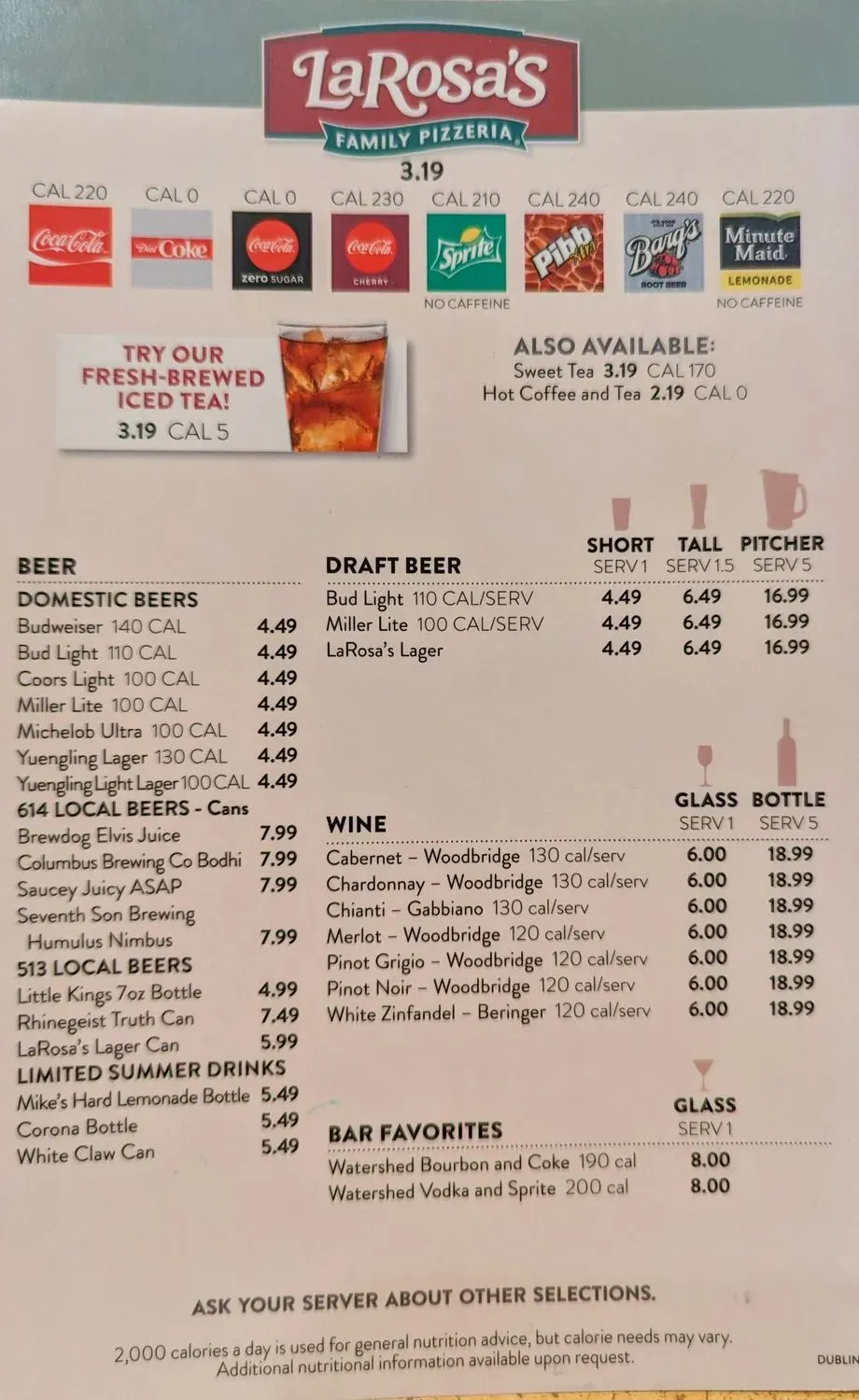 Menu 6