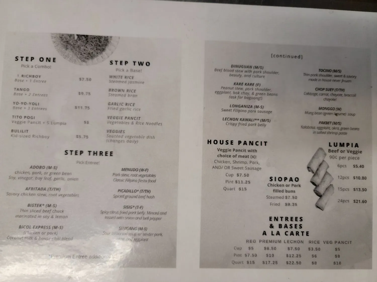 Menu 3