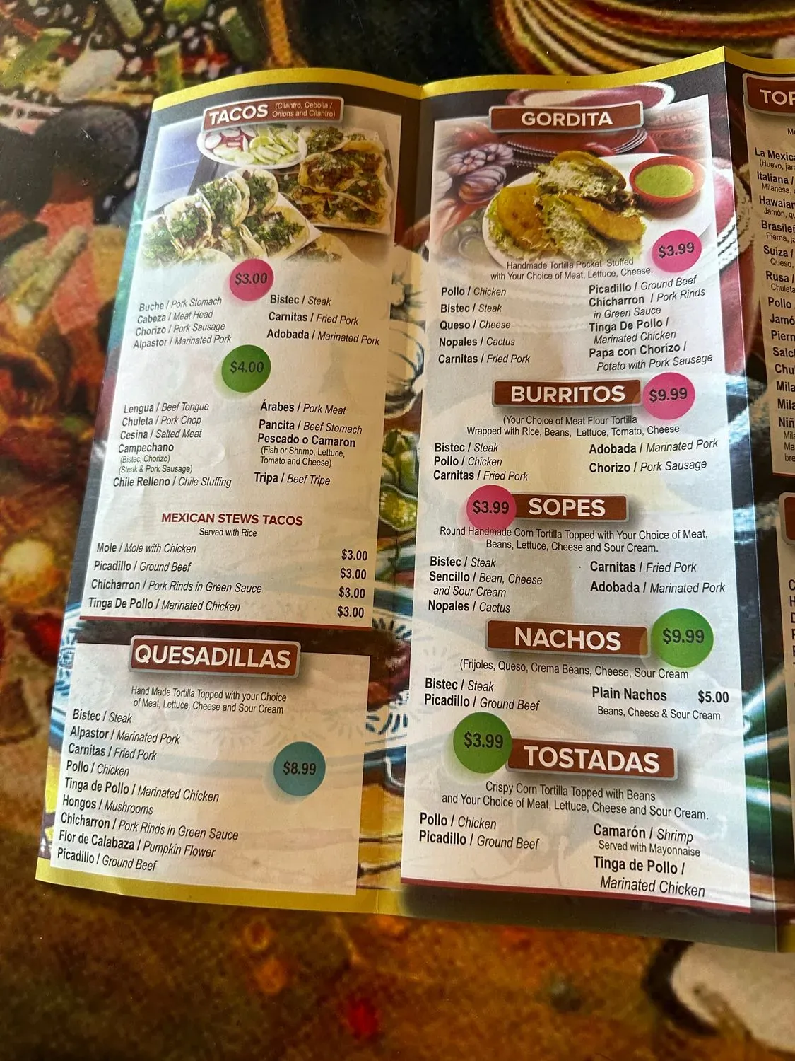 Menu 3