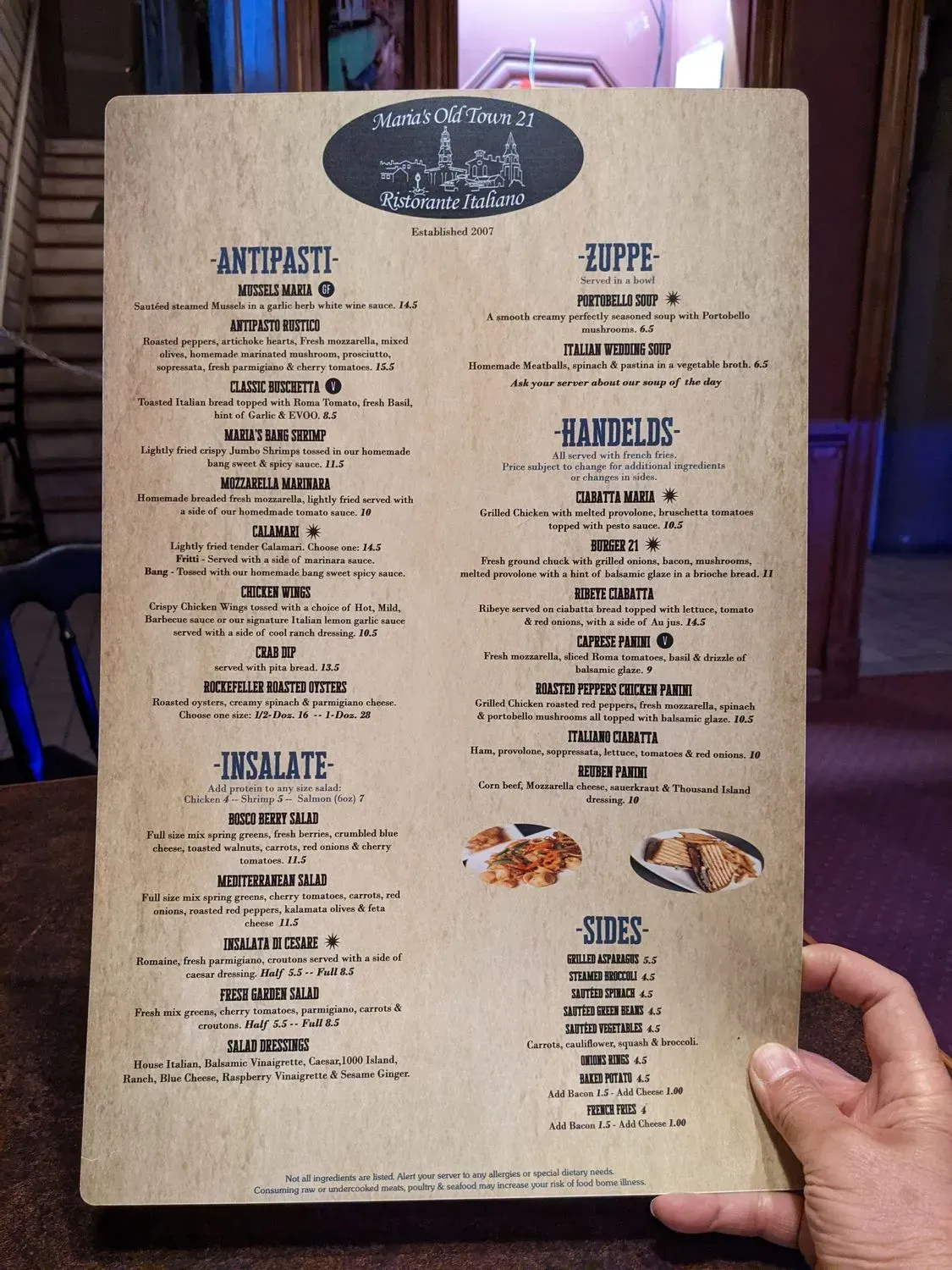 Menu 5