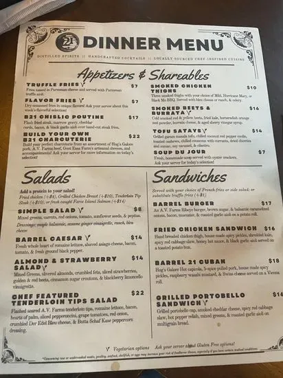 Menu 6