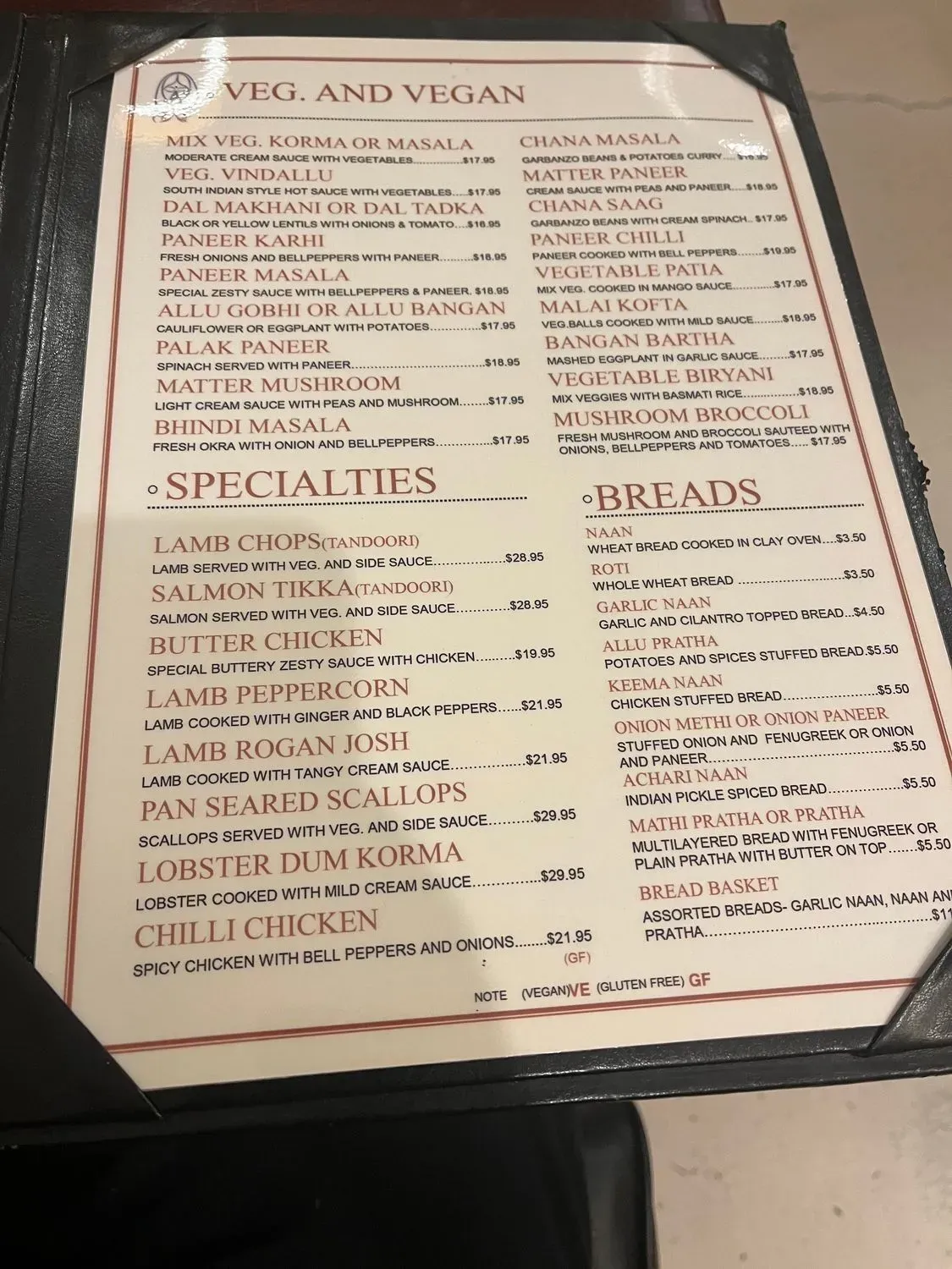 Menu 6