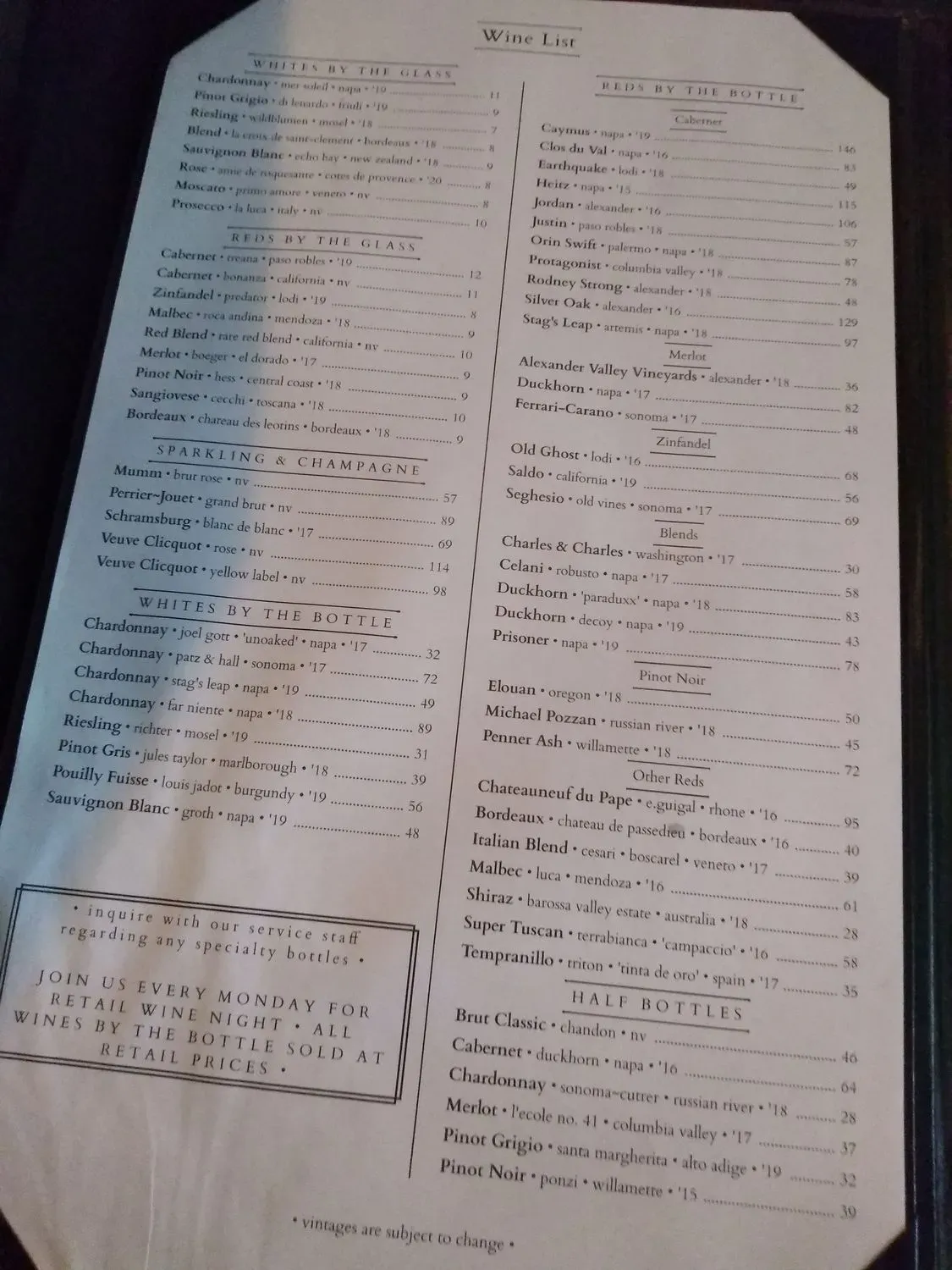 Menu 2