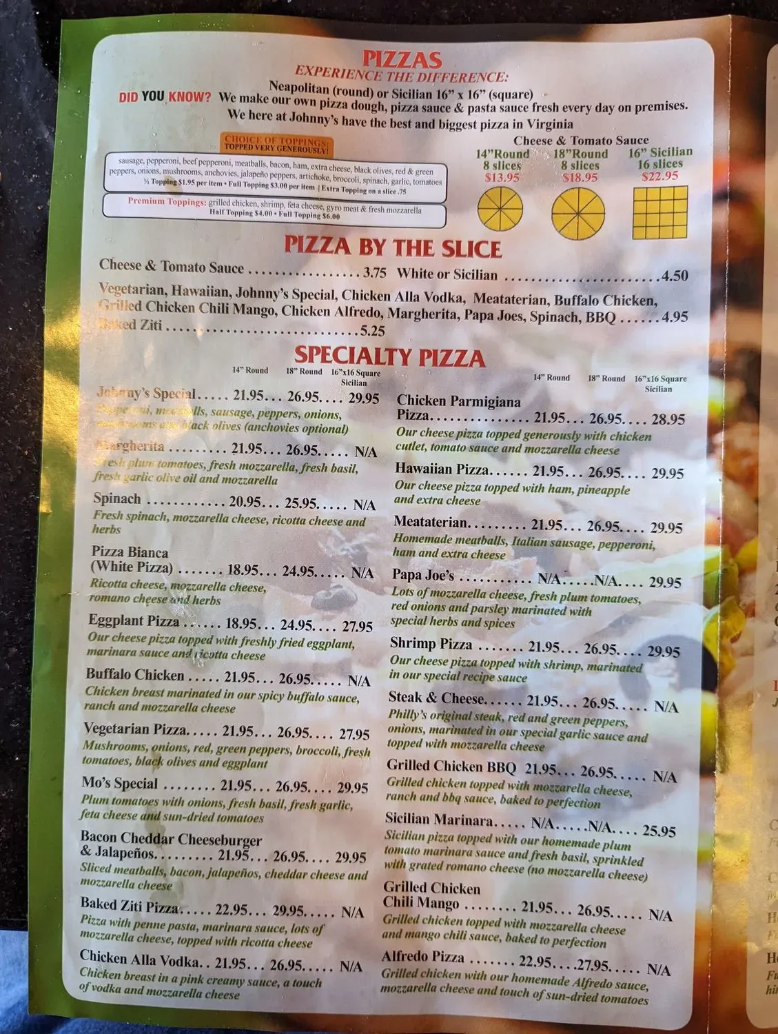 Menu 3