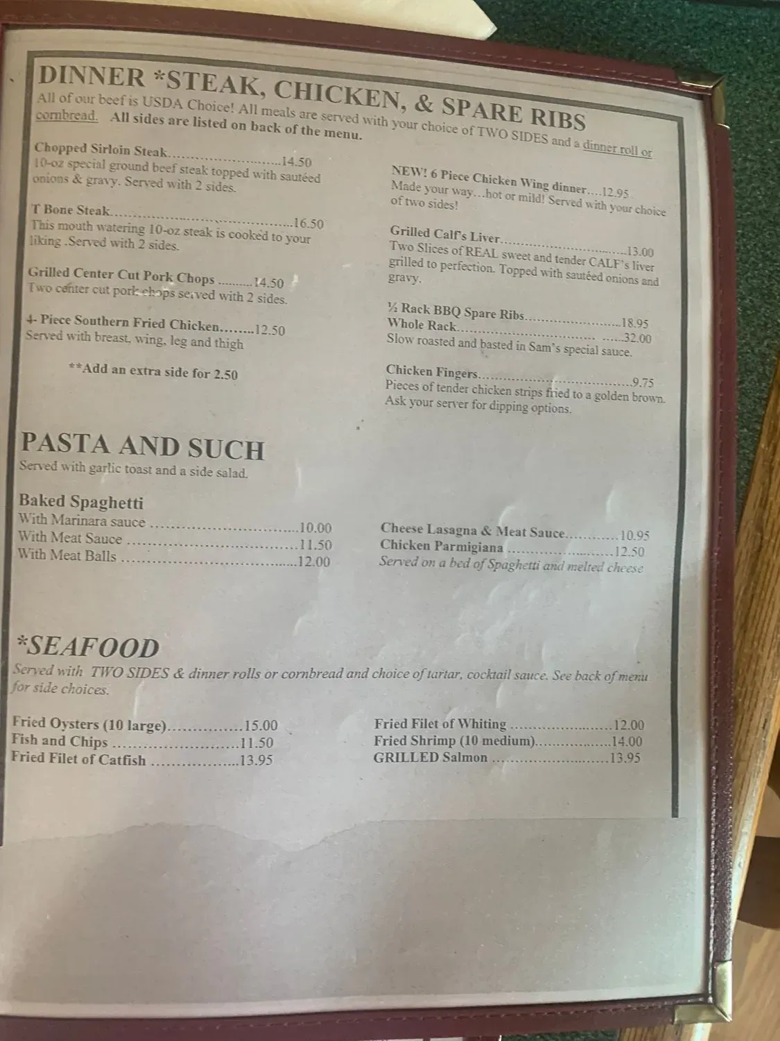 Menu 4