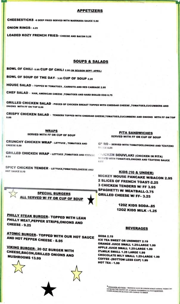 Menu 2