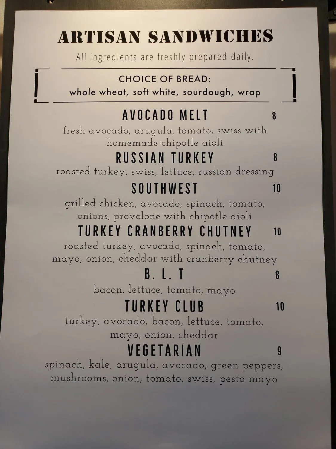 Menu 4