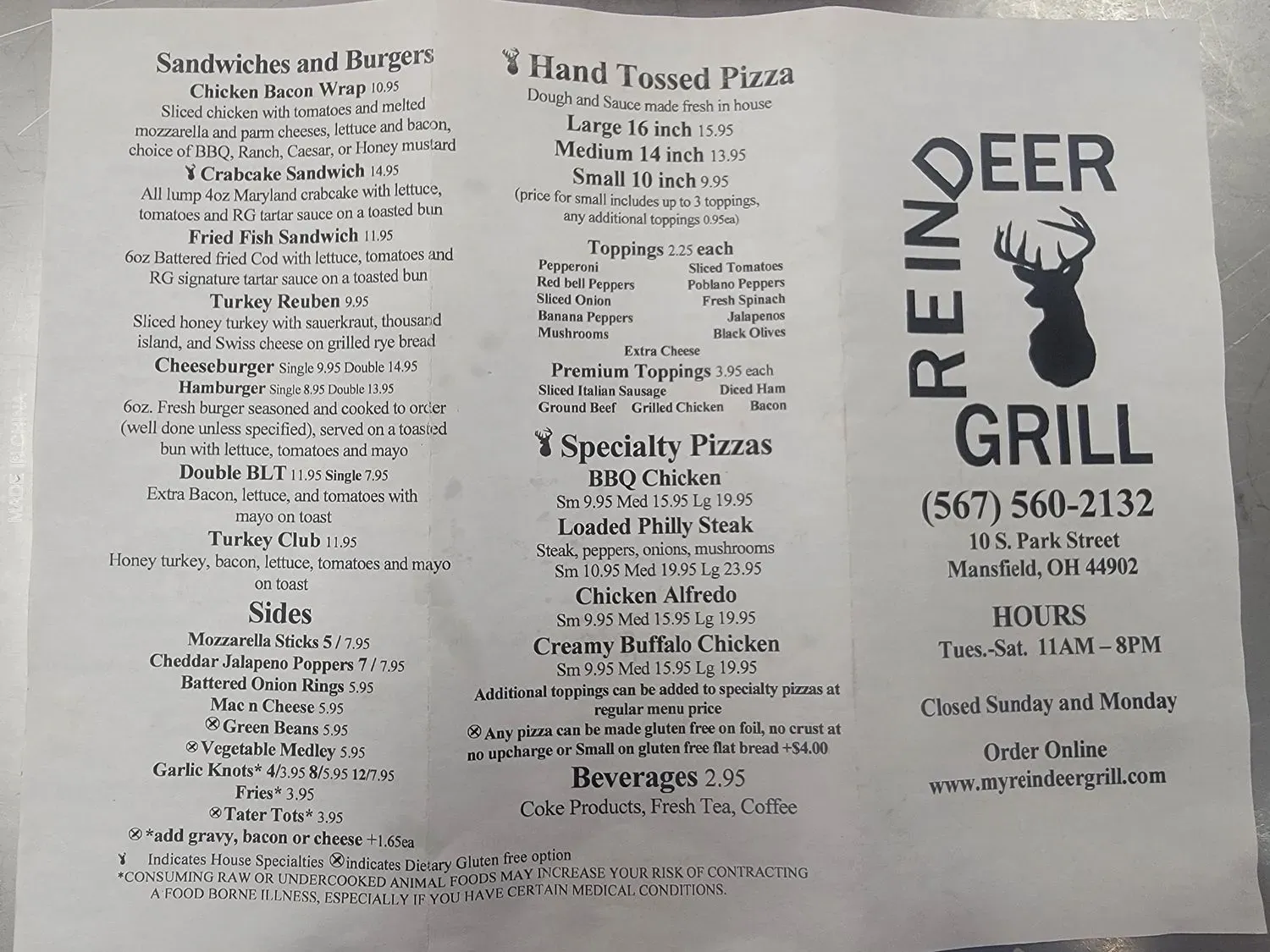 Menu 2