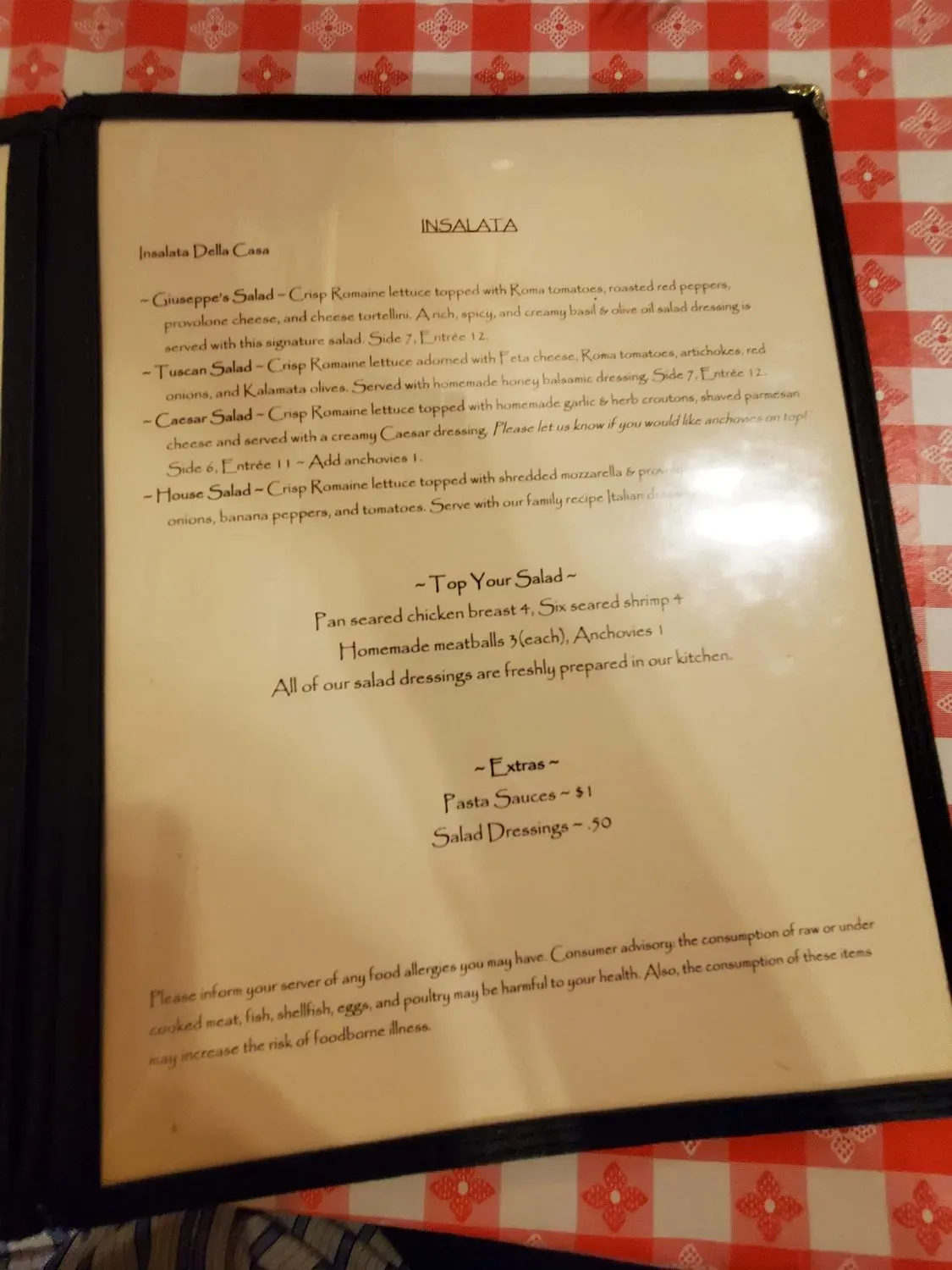 Menu 4