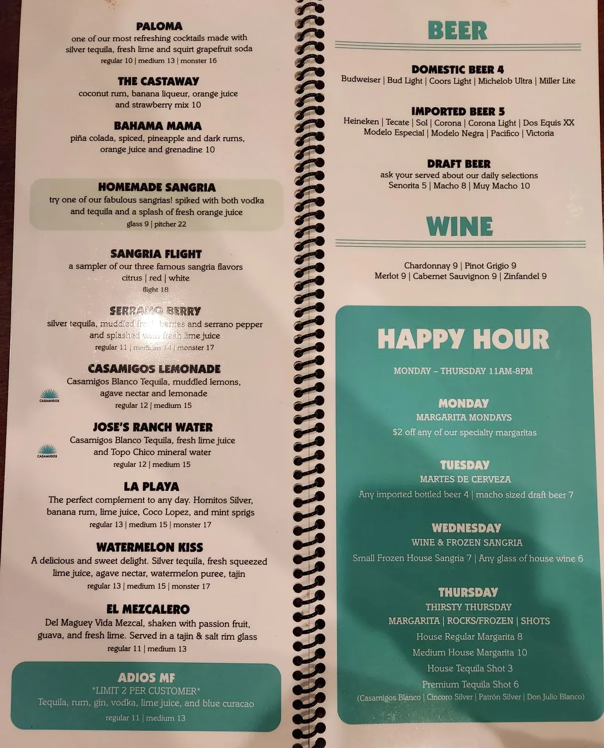 Menu 4