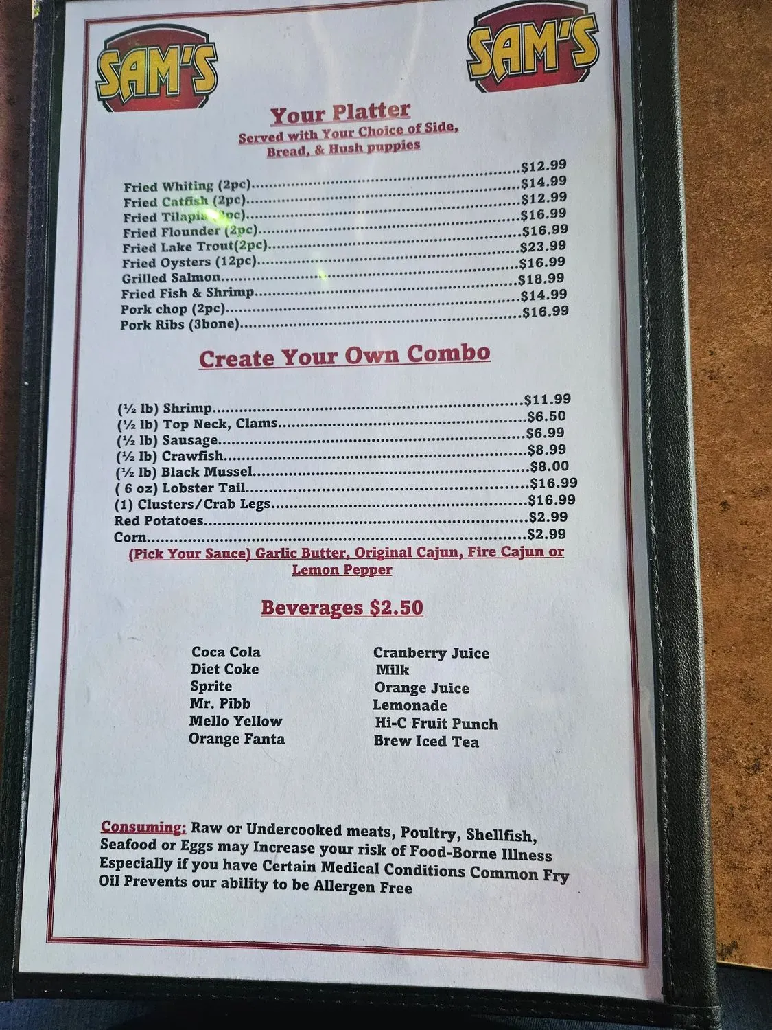 Menu 2